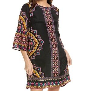 Johnny Was Lunna Silk blend Shift dress NWT